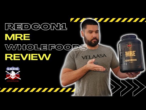 REDCON1 MRE Whole Foods Meal Replacement Review (Why It's The Best Mass Gainer \u0026 Meal Replacement)