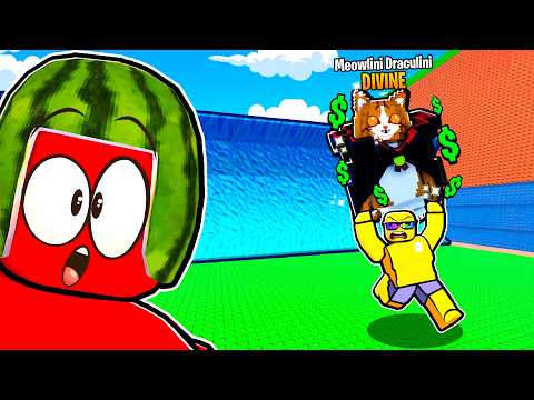 Getting MEOWLINI DRACULINI in Escape Tsunami for Brainrot