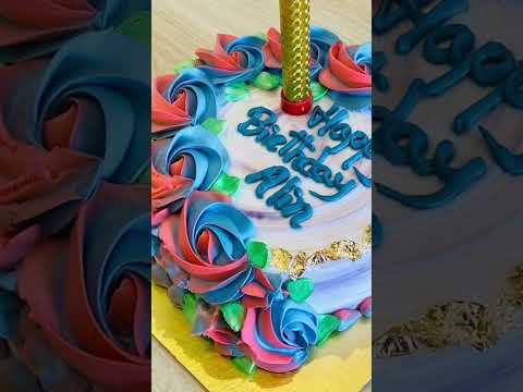 Beautiful flower theme cake decoration idea 2023!!!