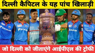 IPL 2020 - Delhi Capitals Dangerous Players In IPL 2020 | Delhi Capitals Squad 2020