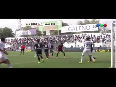 Gol de Ezequiel Rescaldani - Doblete - Quilmes 3 Vs 0 San Lorenzo - Fecha 8 - Liga Argentina