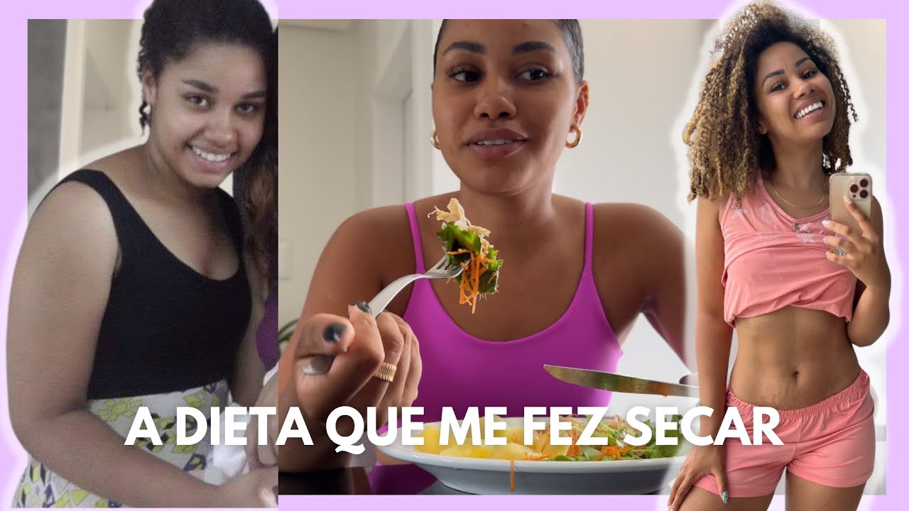 Segui a dieta que me fez EMAGRECER 30 kgs (por um dia) + chá pra secar a barriga