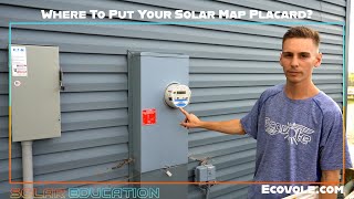 Where to Put Your Solar Map Placard