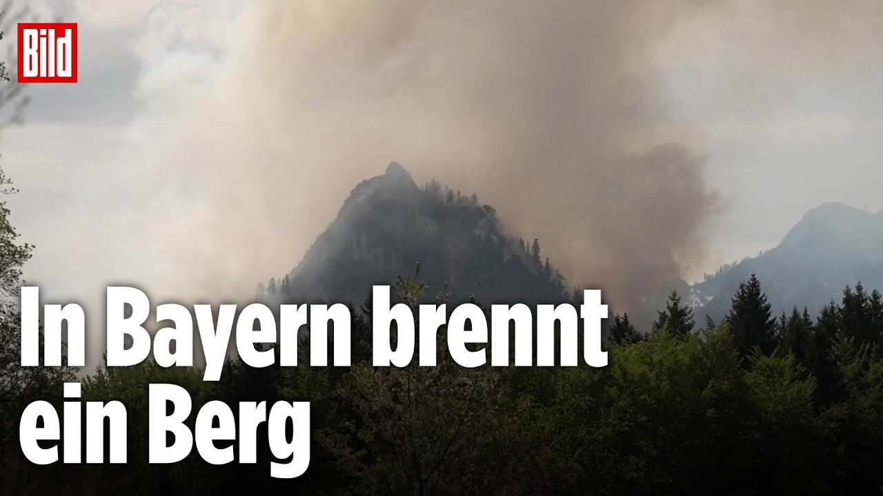 Katastrophenfall ausgerufen: Größter Waldbrand seit Jahren in Bayern