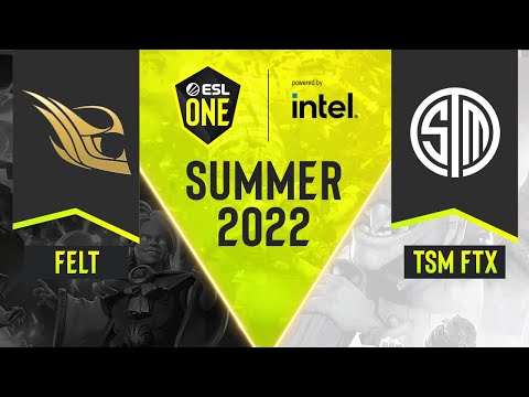 Dota2 - TSM FTX vs. felt - Game 2 - DPC NA Tour 3 - ESL One Summer 2022