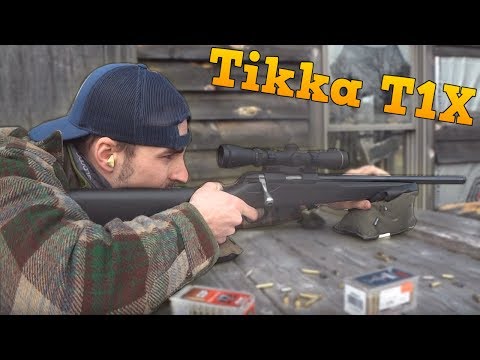 Tikka T1X 17 HMR Review Part 1 (With Shooting)!
