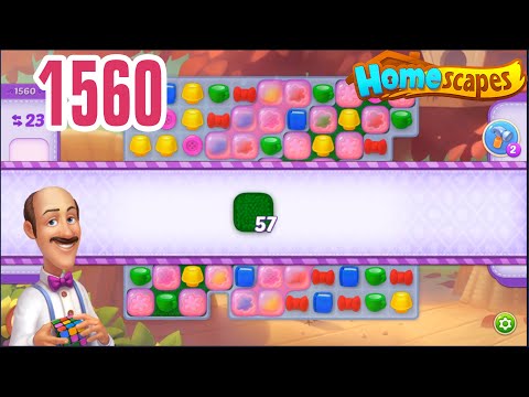 [ Playrix ] HomeScapes Level 1560 - Gameplay Walkthrough 🏠