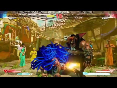 InsomniaVGC SFV Tournament 2/21/16: Grand Finals: BOTB Vagabond vs UA Jan