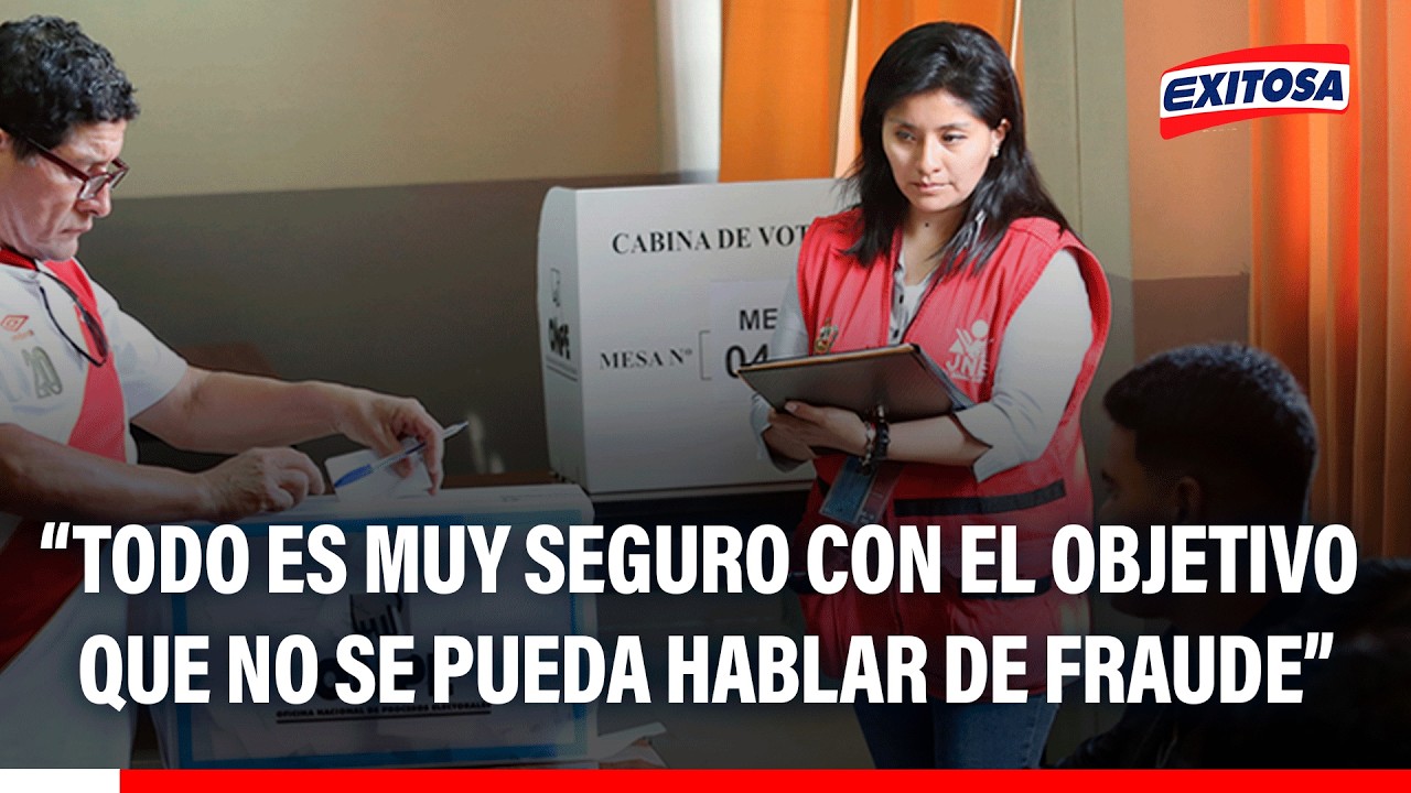 🔴🔵 Sistema electoral peruano es lento, pero “es muy garantista”, de acuerdo con presidente de Ipsos