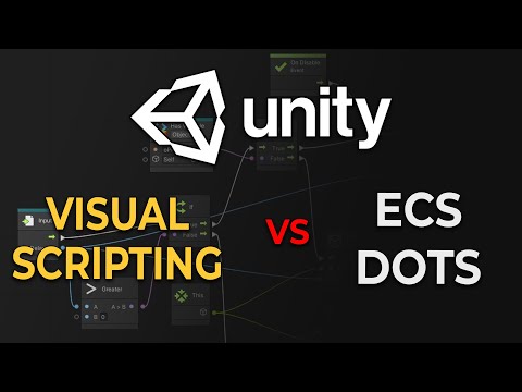 Performance Comparison Unity Visual Scripting vs ECS DOTS