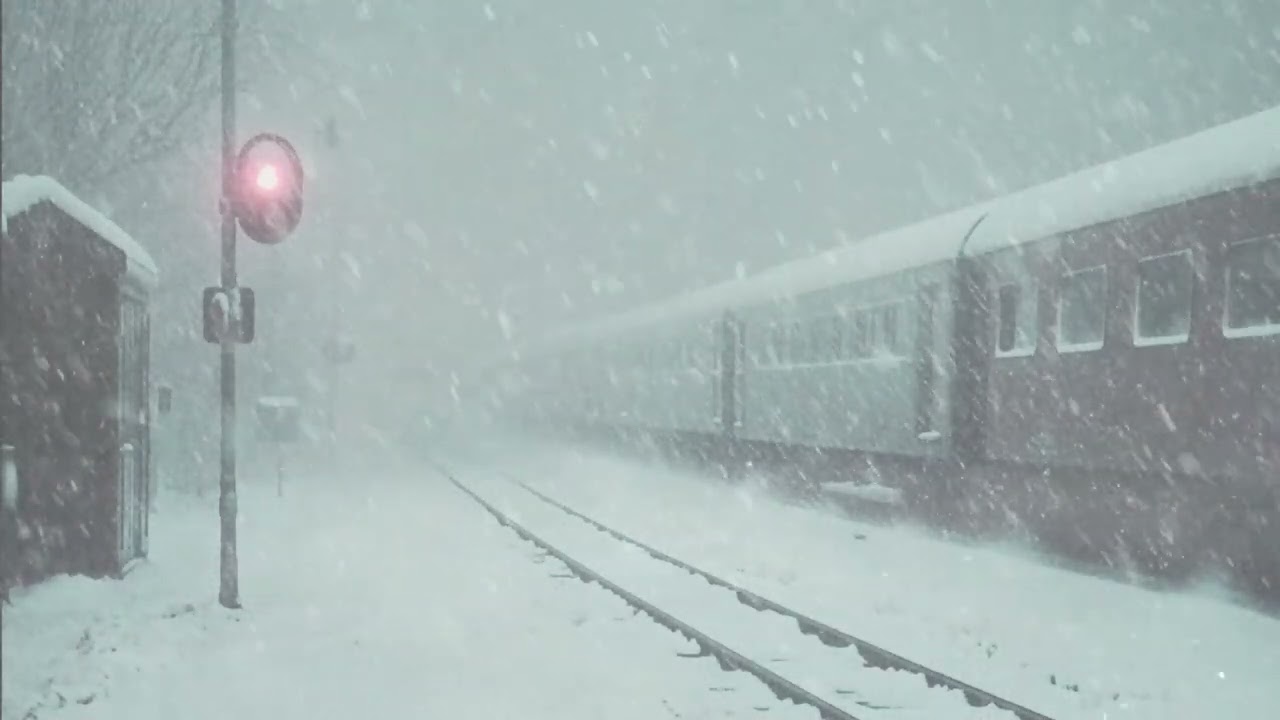 Mighty Snowstorm, Winter Storm & Wind Sounds for Deep Sleep | Cold Ambience, Nature Sounds to Relax