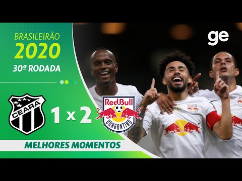 Gols e lances de Ceará x Red Bull Bragantino