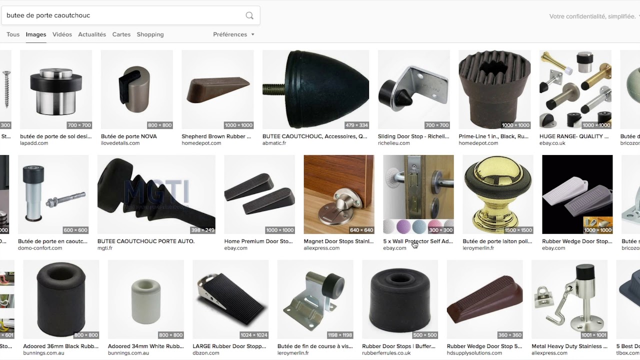 Alternative à la butée de porte au sol