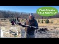 Field Clean Up With Shindaiwa B450 Brushcutter