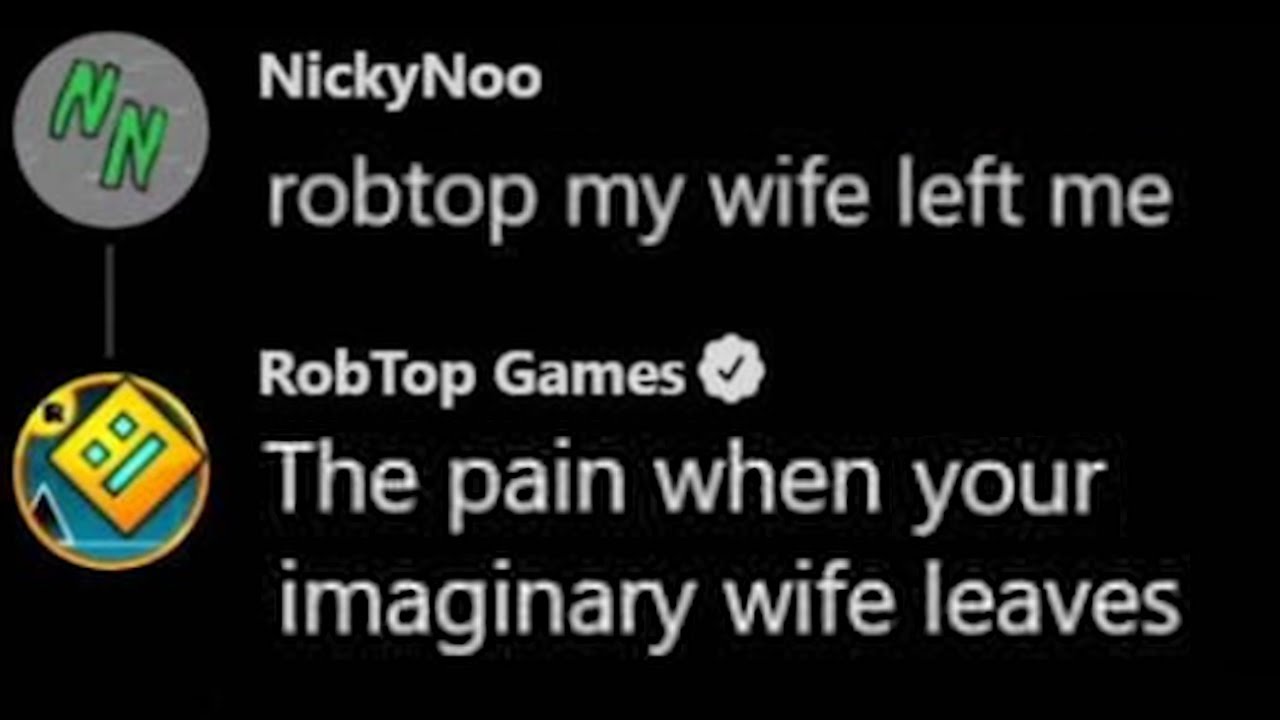 ROBTOP BEING A SAVAGE