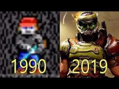 Evolution of ID Software Games 1990-2019