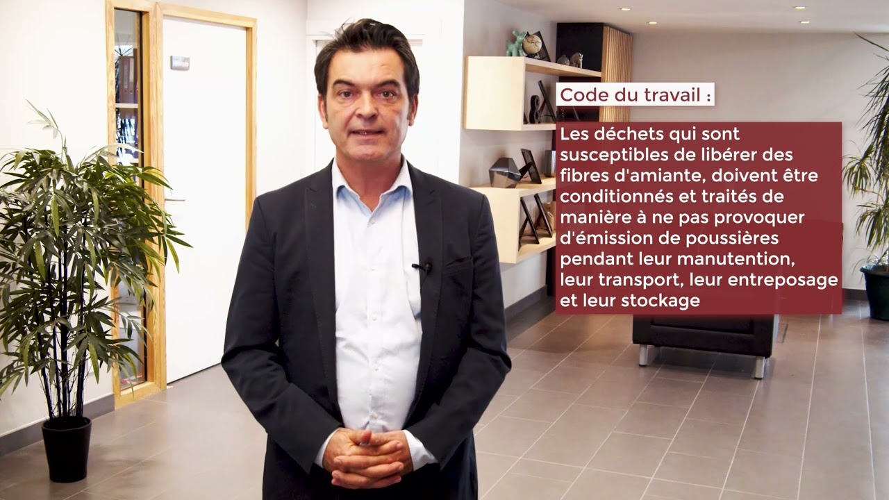 La réglementation autour des déchets amiantés – MOOC Amiante