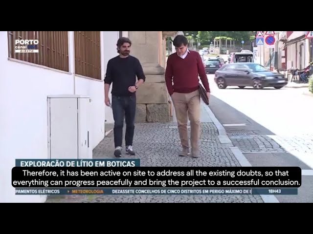 O Projeto de Lítio do Barroso em destaque nas notícias do Porto Canal