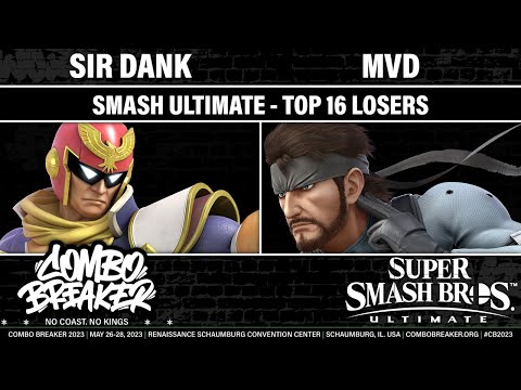 COMBO BREAKER 2023 TOP 16 LOSERS - Sir Dank (Captain Falcon) vs MVD (Snake) - Smash Ultimate