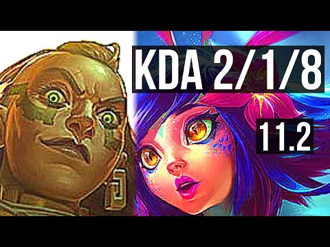 ILLAOI vs NEEKO (TOP) | 1800+ games, 2/1/8, 1.1M mastery | EUW Diamond | v11.2