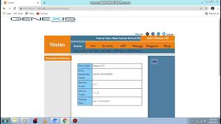 Genexis(GX)singal band modom how to change password#GENEXIS.