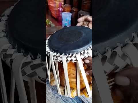 World's first BLACK tabla without kinar 6" E-F   || somnath tabla maker || call 7047896603 #shorts
