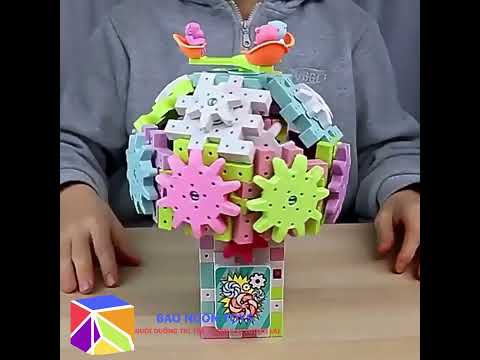 Đồ chơi lắp ráp mô hình bánh răng xe chạy bằng pin, giúp bé vui chơi và thỏa sức sáng tạo - BAO NGON TOYS - DG317