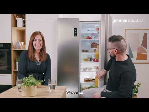 Gorenje NRR9185EABXLWD -Side By Side, musta video