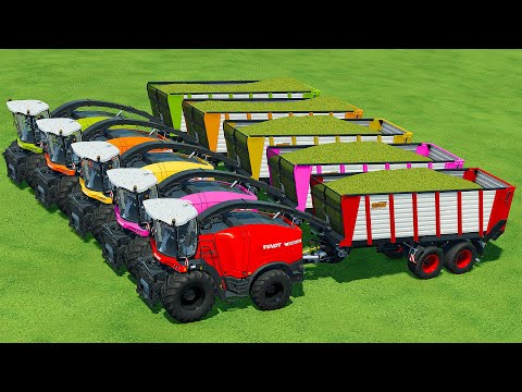 MAKE AND TRANSPORT CHAFF WITH FENDT FORAGE HARVESTERS - Farming Simulator 22