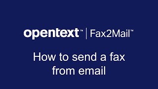 Fax2Mail YouTube Video