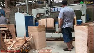 MÁY CNC CẮT VÁN UỐN CONG LÀM TỰA GHẾ WOODMASTER | WM-4DR1. Cắt ghế chưa bao giờ dễ thế.