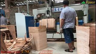 MÁY CNC CẮT VÁN UỐN CONG LÀM TỰA GHẾ WOODMASTER | WM-4DR1. Cắt ghế chưa bao giờ dễ thế.