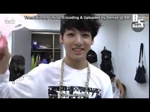130704 BANGTAN BOMB  Jungkook 'It's hot right'