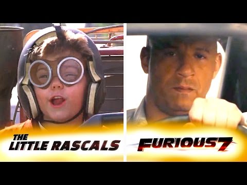 Little Rascals as Furious 7 - Trailer Mix (Side by Side Comparison) Video