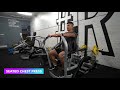 Seated chest press