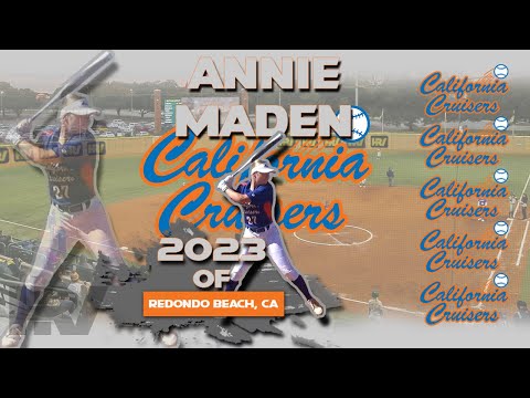 2023 Annie Maden Outfield, Softball Skills Video - Cal Cruisers Gold