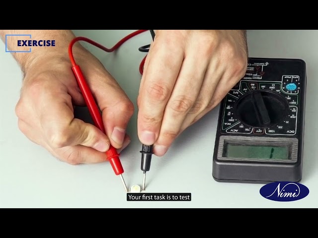 Test LED and photodiode to verify the photo emitting effect