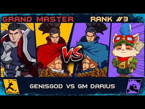 GenisGod vs GM DARIUS – [Grand Master] Yasuo Darius VS Yasuo Teemo [Rank #3] | 2XKO