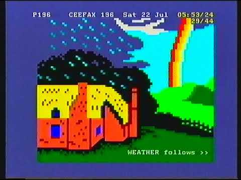 [720p/50p] BBC2 | transmitter warmup and start up | 22nd July 1995 | Part 3 of 7