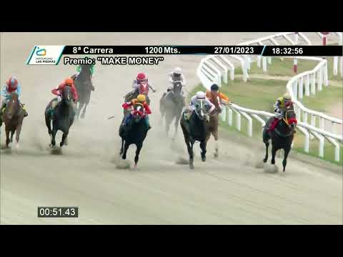 230127 c08 - QUE GUAPO (BRZ) - HIPODROMO LAS PIEDRAS - PREFERENCIAL MAKE MONEY