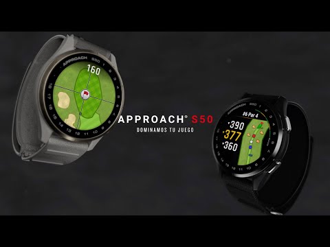 thumbnail video image 2 of Smartwatch para Golf Garmin  Monitor Approach S50 43 mm, 2 of 5