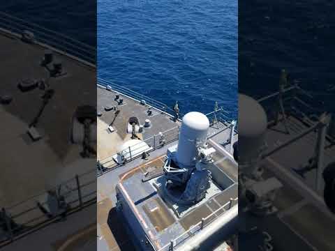 US NAVY LSD PHALANX CIWS FIRING