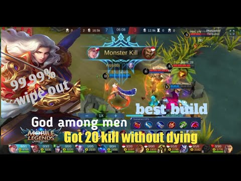 AGGRESSIVE GAMPELAY LANCELOT❗❗20 KILLS TANPA MATI || MOBILE LEGEND.
