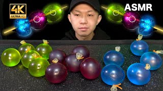 【ASMR】color ball jelly(green, blue, purple)緑と青と紫の団子ゼリーを食べる音💚💜💙【咀嚼音/씹는 소리/EatingSound】
