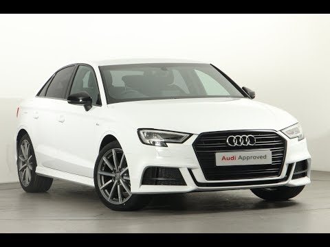 FH67XHX Audi A3 Saloon Black Edition 1.5 TFSI 150 PS S tronic 2018 Derby Audi