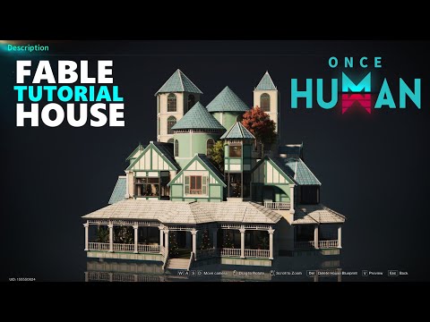 ONCE HUMAN BASE DESIGN | SPEED BUILD FABLE HOUSE