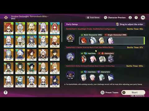 Genshin Impact Stygian Onslaught 6.0 Level 6 [Showing the achievement]