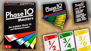 PHASE 10 MASTERS (BASIS und PLUS Kartenspiel) Spielregeln TV (Spielanleitung Deutsch) MATTEL MASTER