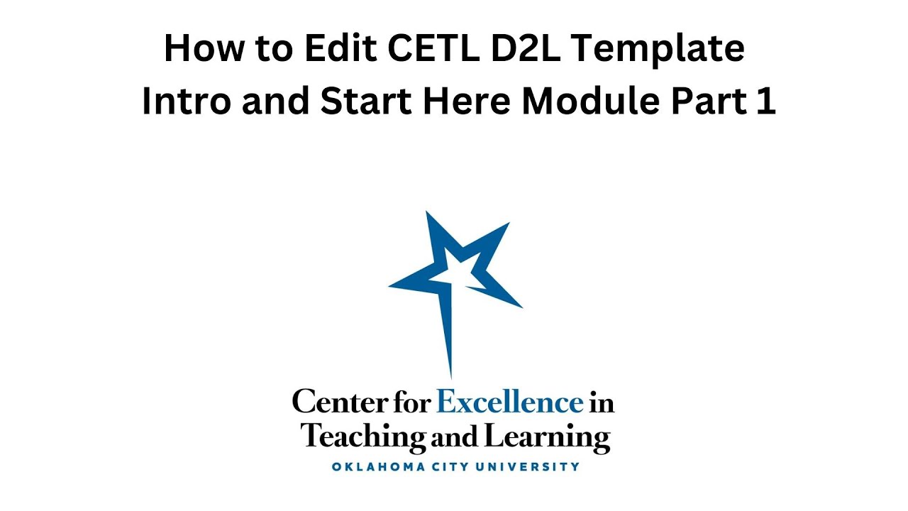 Custom D2L Course Template 1