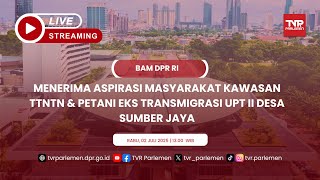 BAM MENERIMA ASPIRASI MASYARAKAT KAWASAN TTNTN & PETANI EKS TRANSMIGRASI UPT II DESA SUMBER JAYA